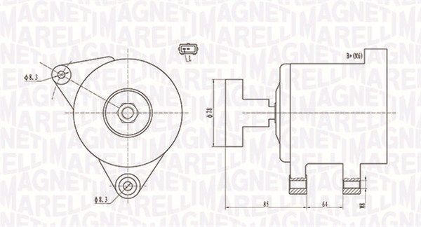 MAGNETI MARELLI Generaator 063731649010